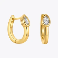 enfashion waterdrop zircon stud earring for women gold color earrings 2021 fashion jewelry party wholesale pendientes e211243