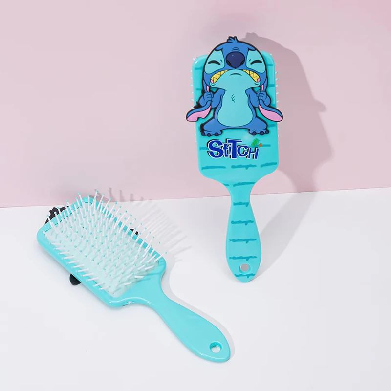 Disney Stitch Combs Cartoon Anime Kawaii Air Cushion Massage Children Girls Comb Hair Brush Toy Kid Birthday Gifts