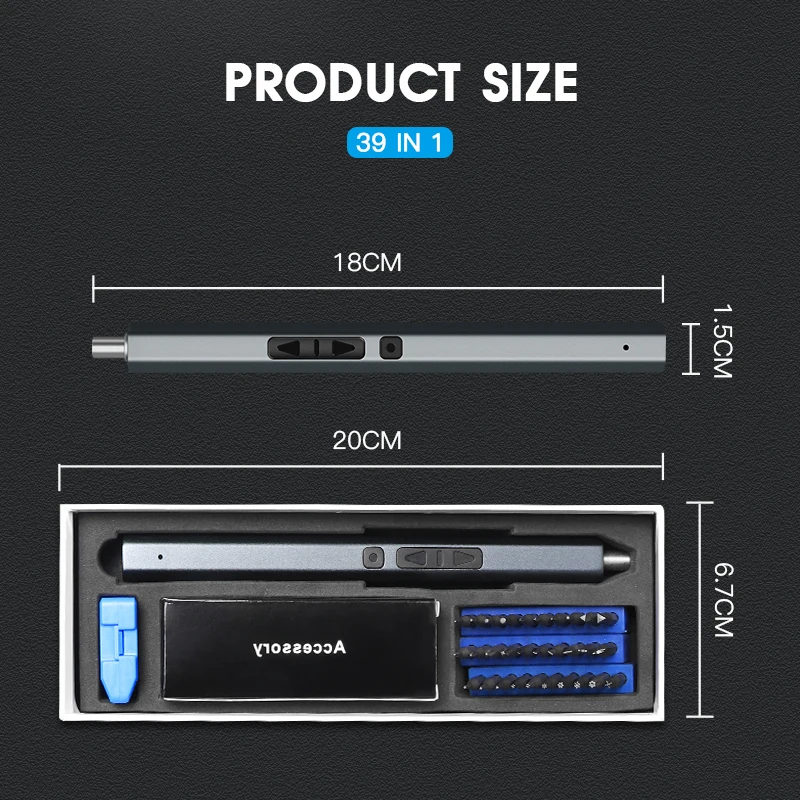 Набор электрических отверток KEITHERN 12/39/50 В 1 с точными насадками, перезаряжаемым аккумулятором, магнитным комплектом для ремонта домашнего оборудования и инструментом мощности.