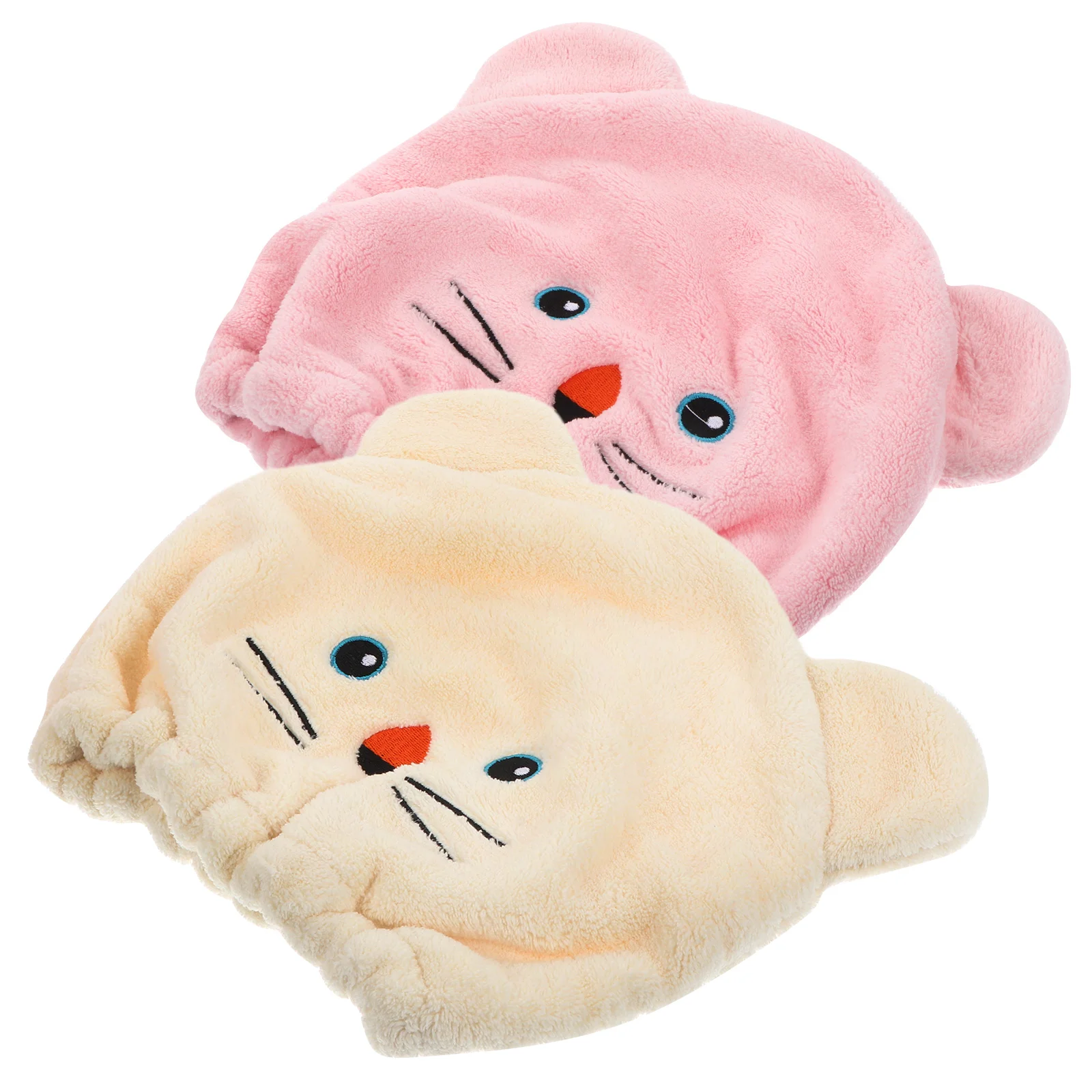 

Hair Towel Cap Dry Drying Turban Wrap Hat Fast Absorbent Head Shower Quick Towels Cartoon Kids Bath Microfiber Dryer Headwrap