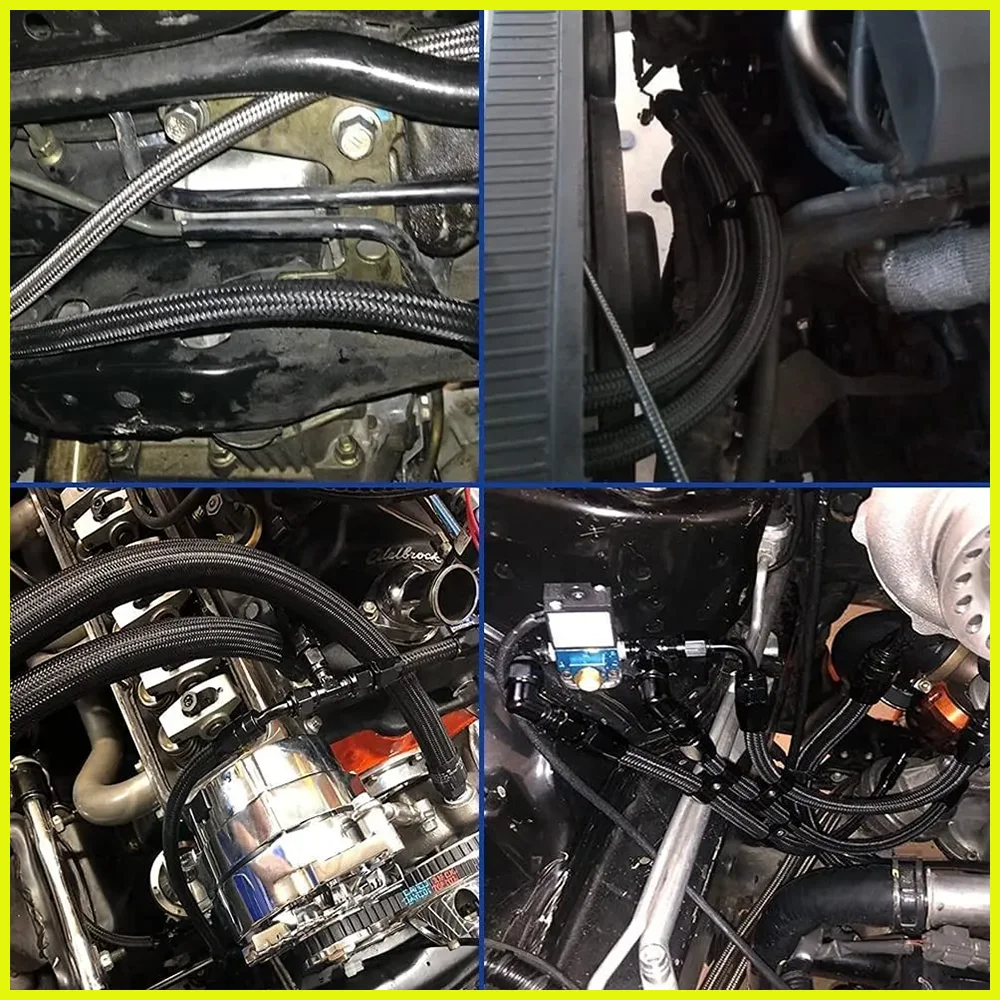 Шланг диаметром 1-10 м в нейлоновой оплетке из нержавеющей стали 304 шланг ПТФЭ E85