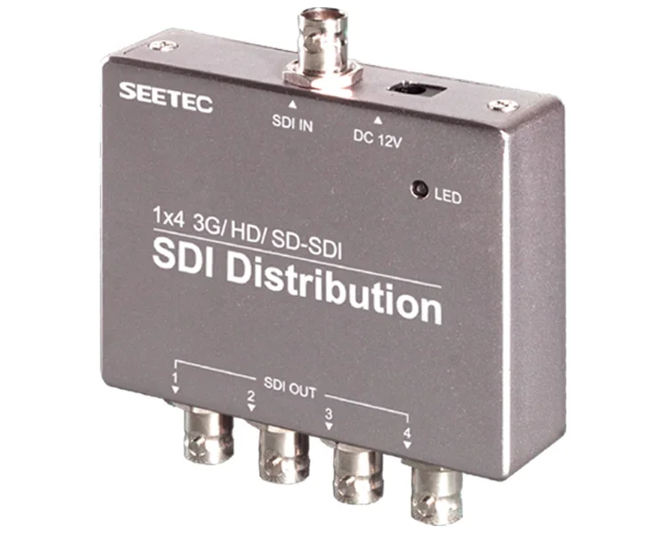

SEETEC mini converter video distribution amplifier 1 input 4 output 3G HD SDI splitter