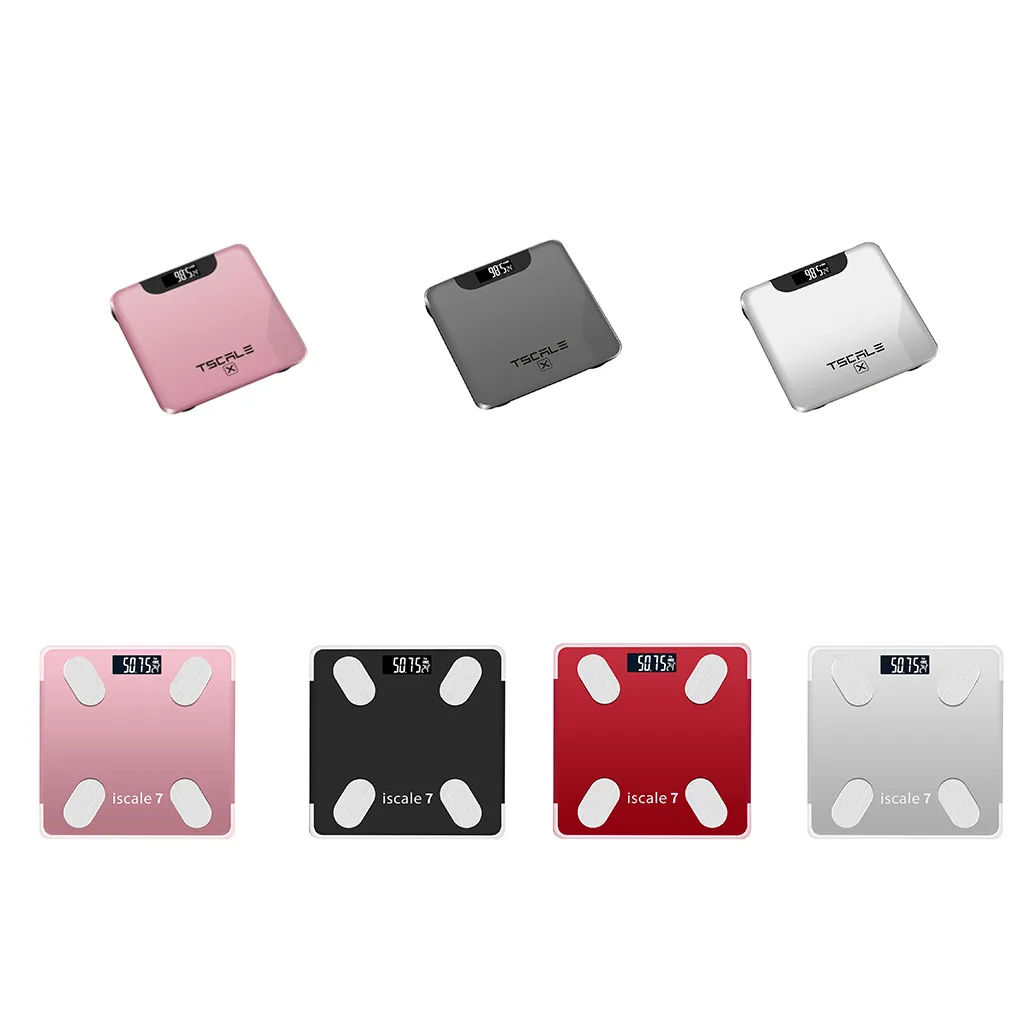 

Bluetooth Body Fat Scale Smart Backlit Display Scale Water Muscle Mass BMI Body Weight Bathroom Scale