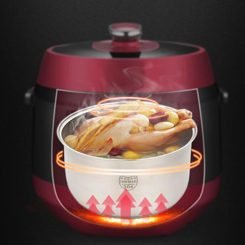 

Household stainless steel rice cooker liner large capacity uncoated kitchen accessories high temperature resistant inner pot