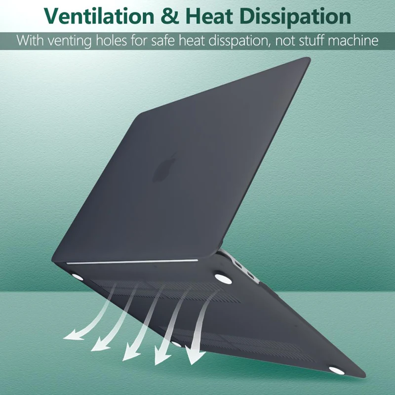 Новый чехол для ноутбука 2022 дюймов Macbook Air 13 6 Pro 14 2 M1 M2 MAX матовый с чипом 3 A2179 A2337 A2338