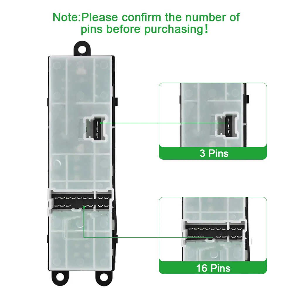 25401-ED500 Электрический переключатель управления стеклоподъемником кнопка