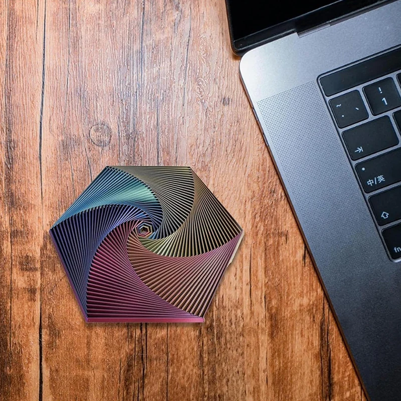 Фрактальная шестиугольная декомпрессионная игрушка 3D-печать настольная для