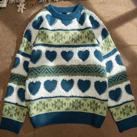 Женский трикотажный пуловер Zuolunouba акрил фиолетовый