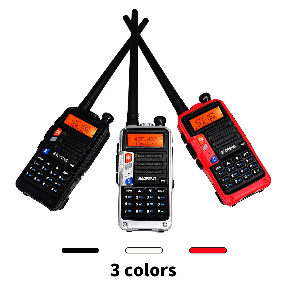 Powerful BaoFeng UV-5R Pro Walkie Talkie CB Radio Transceiver 8W 10km Long Range Portable Radio for Hunt Forest City Upgrade 5R