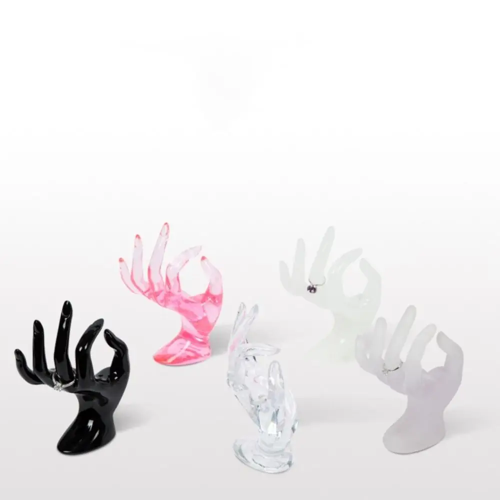 

OK Jewelry Glove Ring Jewellery Holder Mannequin Hand Finger Display Stand Storage Rack