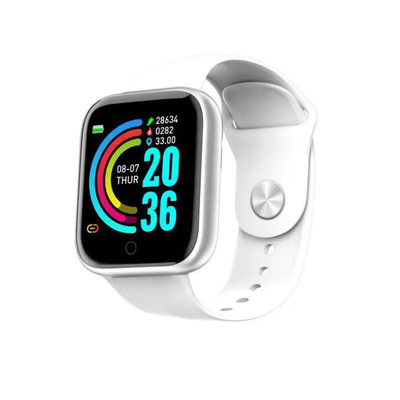 

Y68 Smart Watch Heart Rate Blood Pressure Blood Oxygen Monitoring Multi-Function Reminder Sleep Monitoring