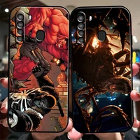 marvel venom cool phone case for samsung galaxy s20 s20fe s20 ulitra s21 s21fe s21 plus s21 ultra black funda silicone cover