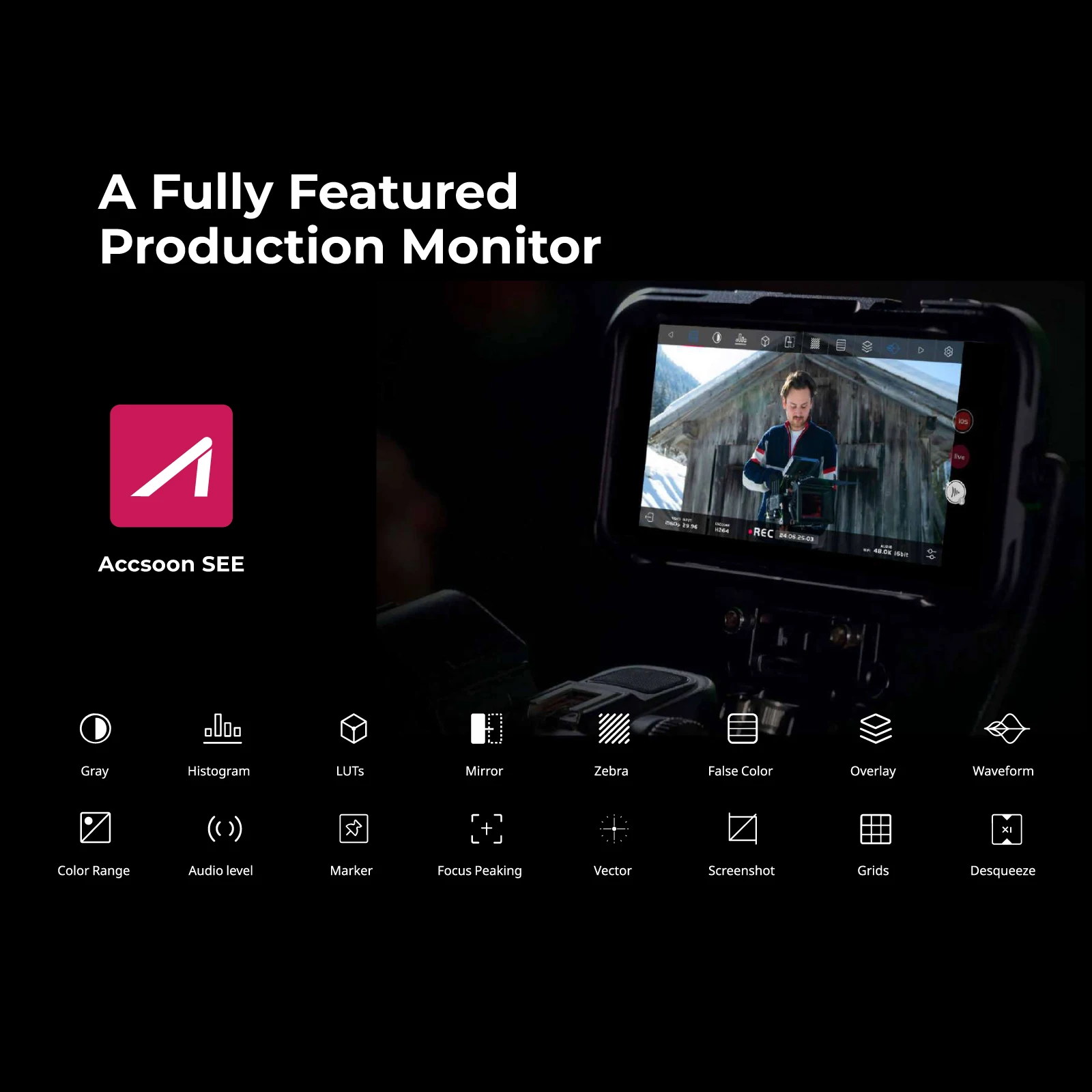 Фото Accsoon Seemo 4K HDMI в USB-C передача видео конверсионная запись для iPhone ipad зарядка RTMP прямая трансляция №5