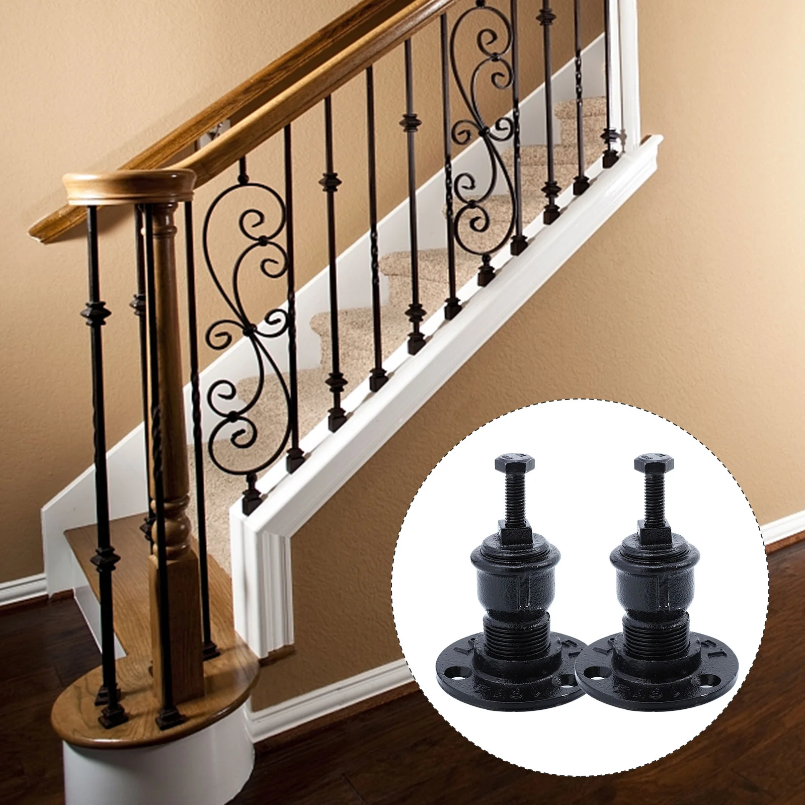 

Handrail Bracket Brackets Railing Support Rail Shelf Stair Wall Metal Pipe Doorsupports Hand Staircase Holderhandle Floating