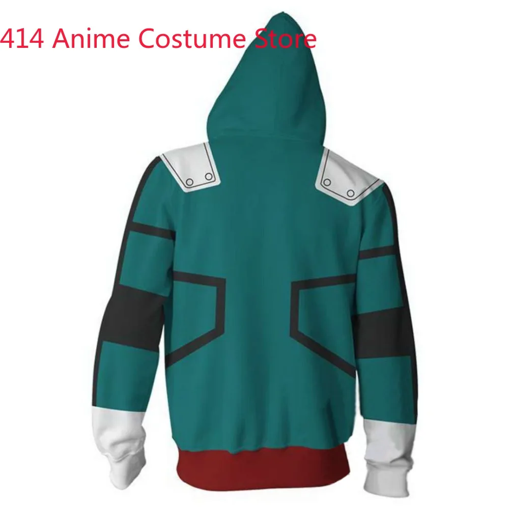 Костюм для косплея аниме мужчин и женщин толстовки свитшоты Bakugou Todoroki Shoto куртка
