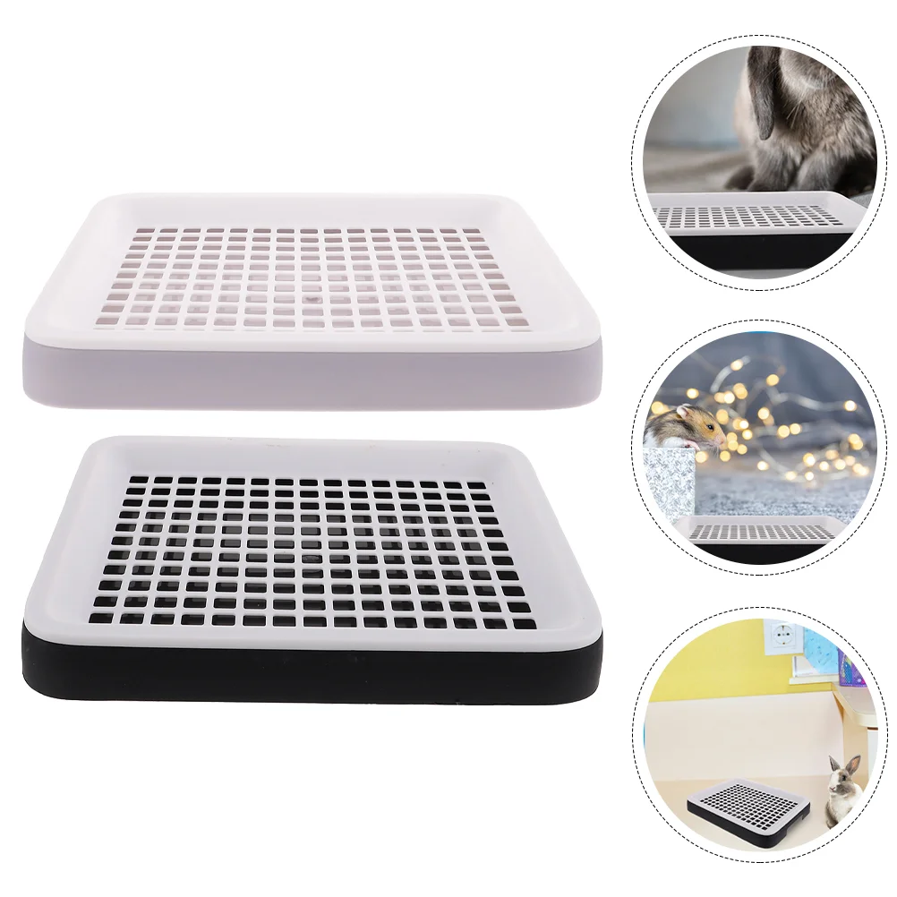 

Litter Rabbit Potty Bunny Box Toilet Pan Tray Guineabedding Small Cage Training Pet Trainer Corner Rabbits Train Animals Animal
