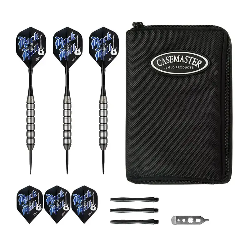 

Rock & Roll Steel Tip Darts 23 Grams and Select Black Nylon Case