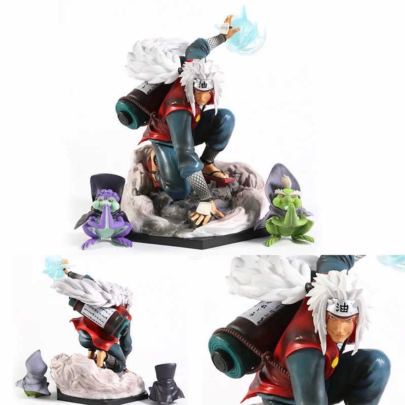 

Anime Hama Sennin Gk Jiraiya Statue PVC Model Figure with Shima Fukasaku