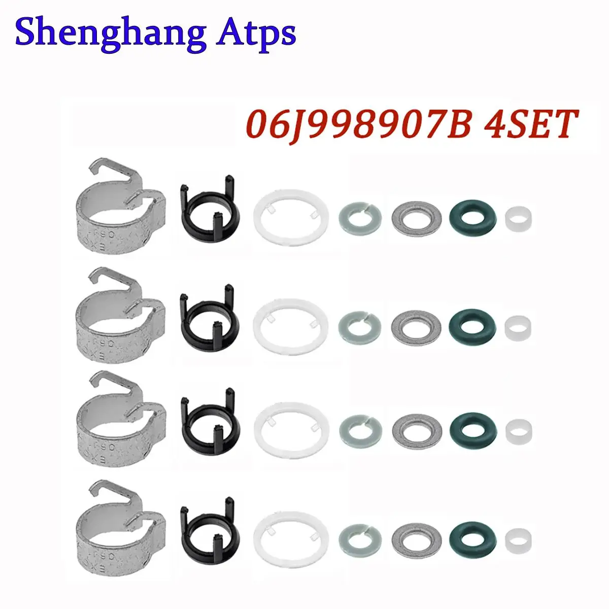 

Ремонтный комплект уплотнений форсунок 06J998907B 06H998907A для Audi A3 A4 A5 A6 Q5 Q3 TT VW Golf R GTI Tiguan Passat CC EOS 2.0L 06J998907A