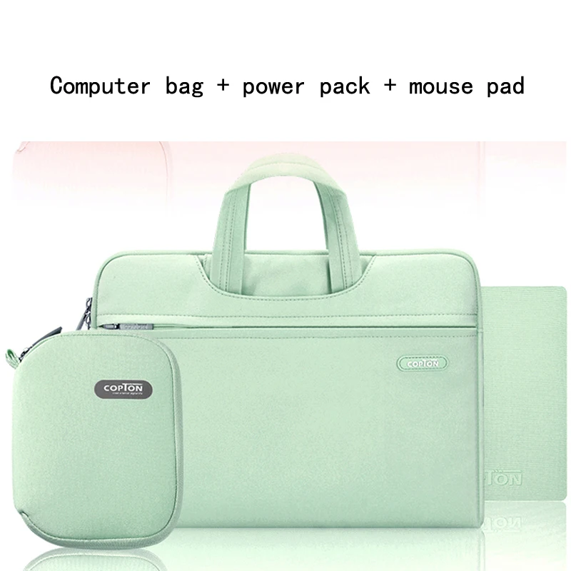 2023 new briefcase 15 inch laptop bag men and women fashion notebook liner bag going out business bag with power pack