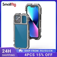 smallrig phone case cage rig for iphone 13 dual cold shoes smartphone video rig cage for filmmaking live streaming vlog 3734