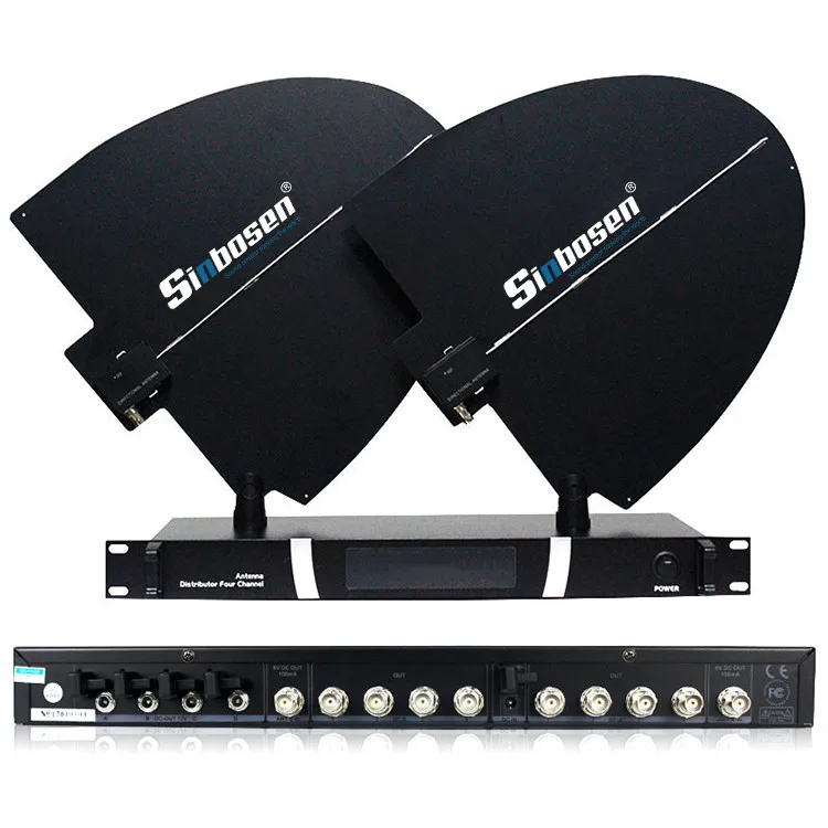 

Outdoor UHF microphone receiver 4 channel wireless microphone antenna