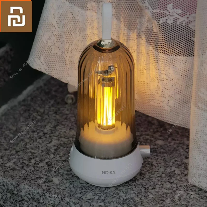 

Xiaomi Midian Portable Ambient Light Zero Blu-ray Sleep Aid LED Bedside Lamp Rechargeable Aromatherapy Candle Light