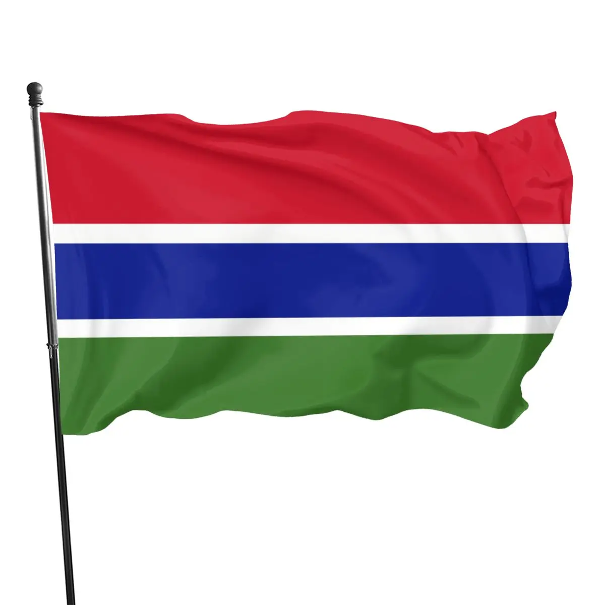

Gambia Flag Hanging 90*150cm For Decoration Polyester Hanging flags
