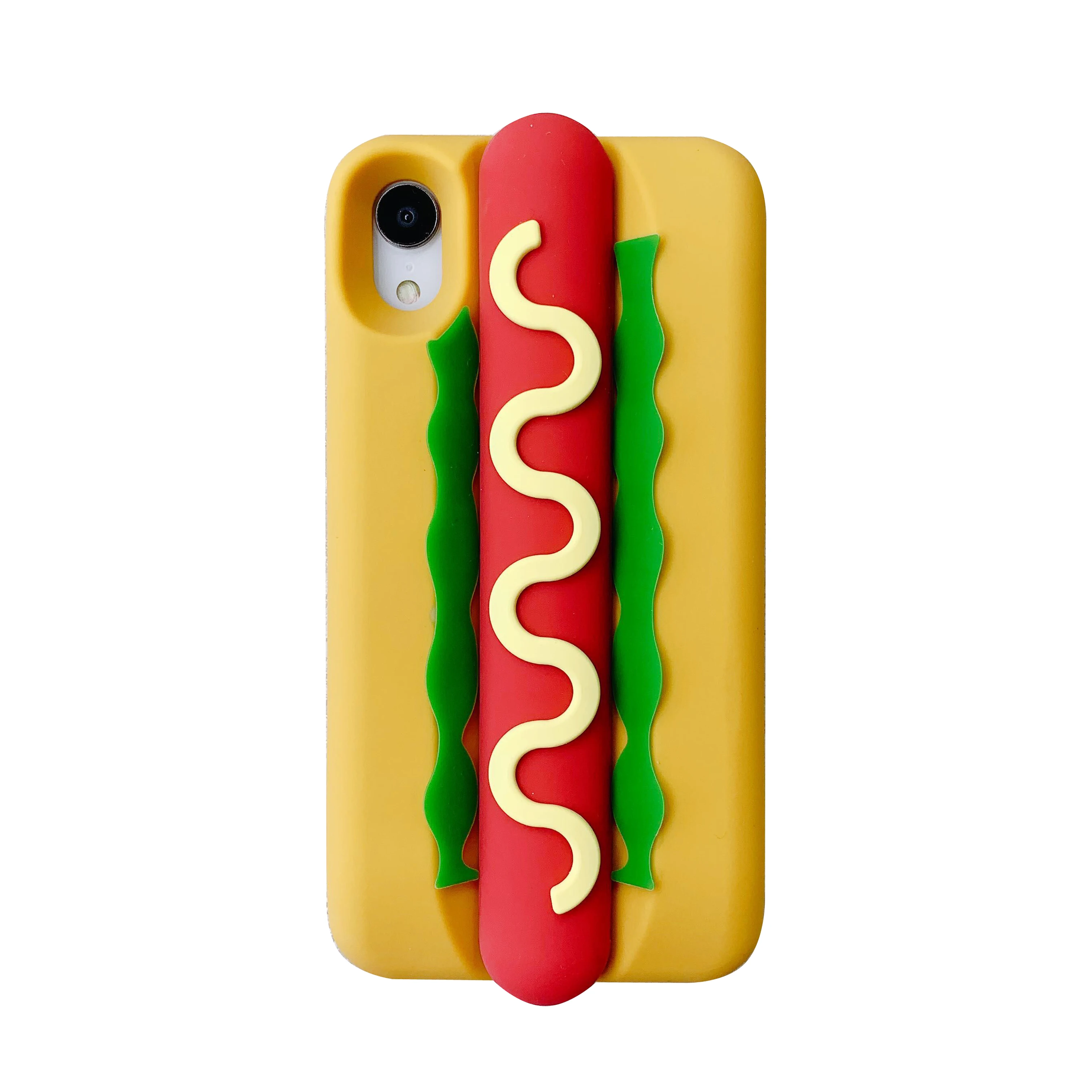 

Fashion Hot Dog Case Soft Silicone for iPhone 14 13 12 11 Pro Max Xs X XR 6P 7 8Plus Back Cover Protective Shell
