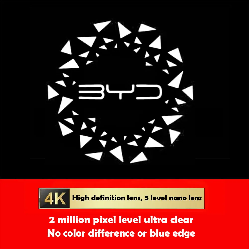 Для BYD Sealion 765 Song PLUS Seal U EVDM-I: Проекционная подсветка дверей автомобиля 4K Ultra HD без синего ореола, аксессуары для интерьера (art.: 3920dc62b4fdb) - 3920dc62b4fdb