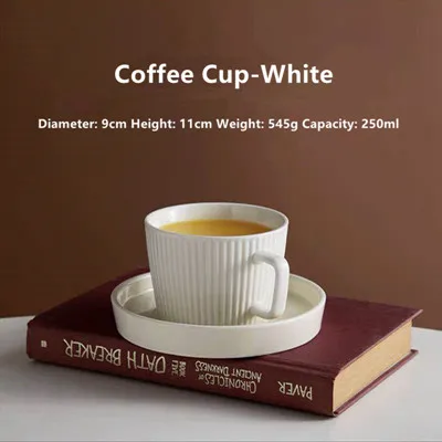 Белая винтажная кофейная чашка, многоразовое блюдце, чайная чашка в стиле ретро, элегантный набор чашек, кружка для молока, кофе, кофейная чашка, набор женских чайных чашек