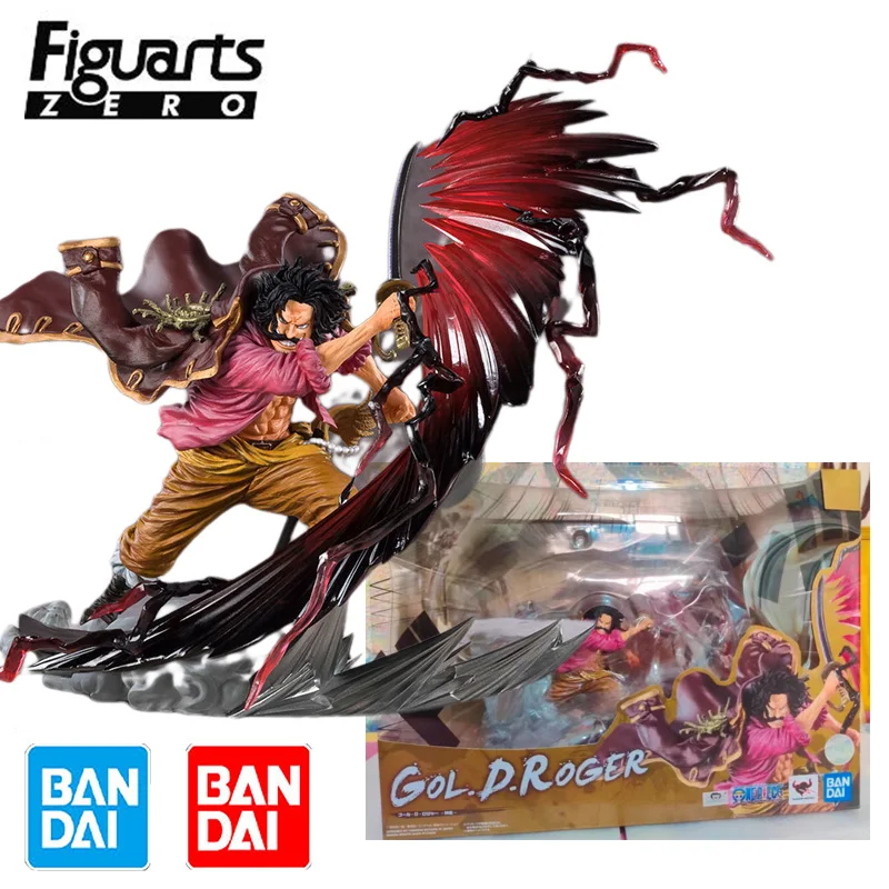 В наличии 100% оригинальные фигурные персонажи BANDAI, нулевое дополнительное сражение, цельная фигурка Гол Д Роджер камусари, ПВХ экшн-фигурка, модель аниме