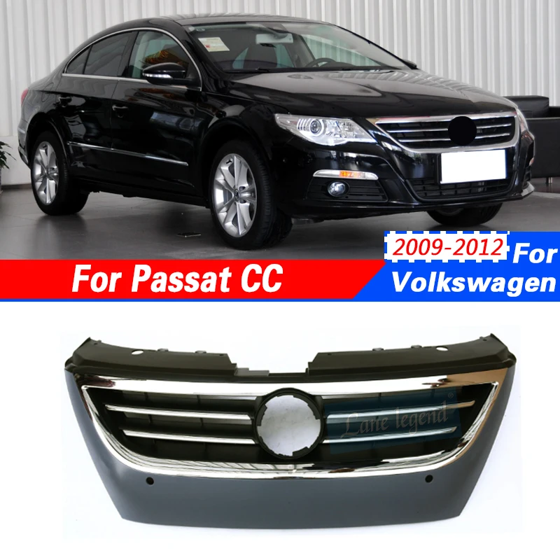 

Верхняя решетка переднего бампера для VW Volkswagen Passat CC 2009 2010 2011 2012, передняя решетка вентиляции, средняя сетка