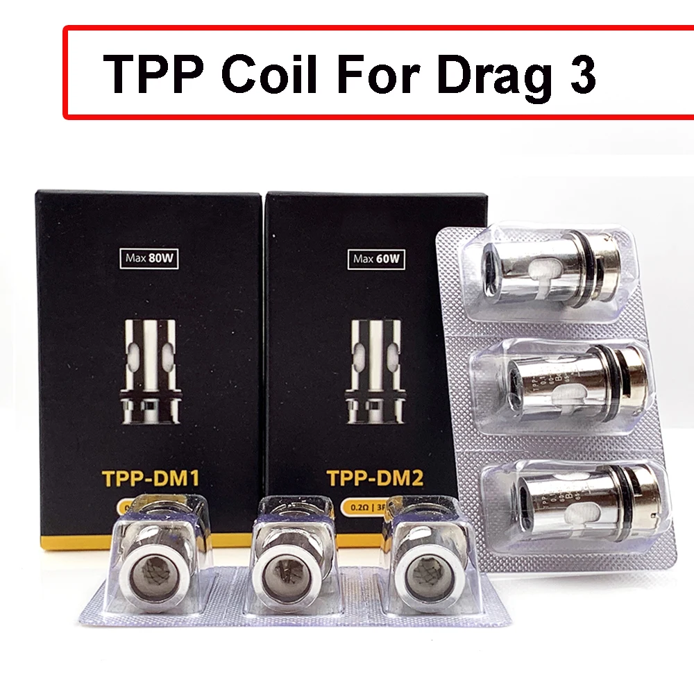 TPP катушка DM1 DM2 0.15ohm 0.2ohm PnP Vinci катушки для Drag 3 X Plus Kit |