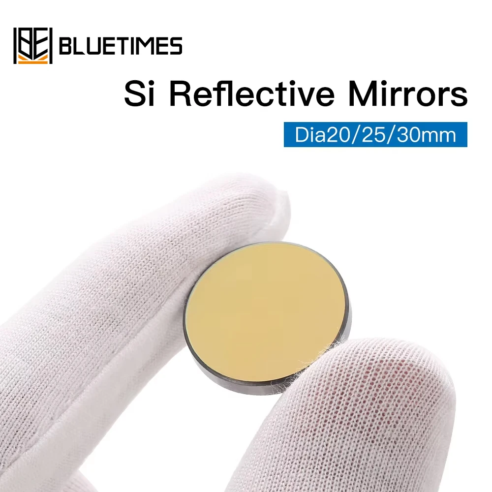 

BlueTimes USA CVD ZnSe Фокусирующие линзы Si Зеркала 20/25 мм для лазерной маркировки/гравировального станка Комплект линз