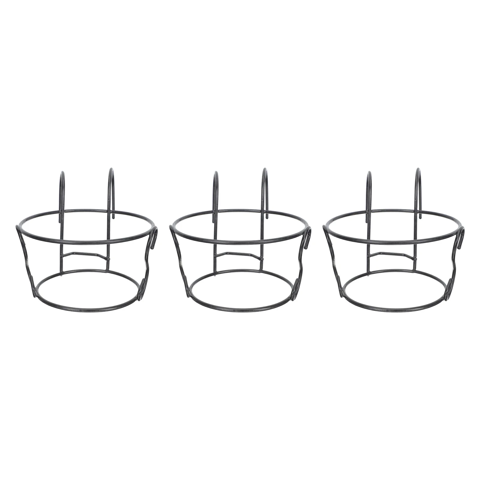 

3 Pcs Balcony Flowerpot Hanging Rack Flower Pot Storage Rack Hanging Plant Holder