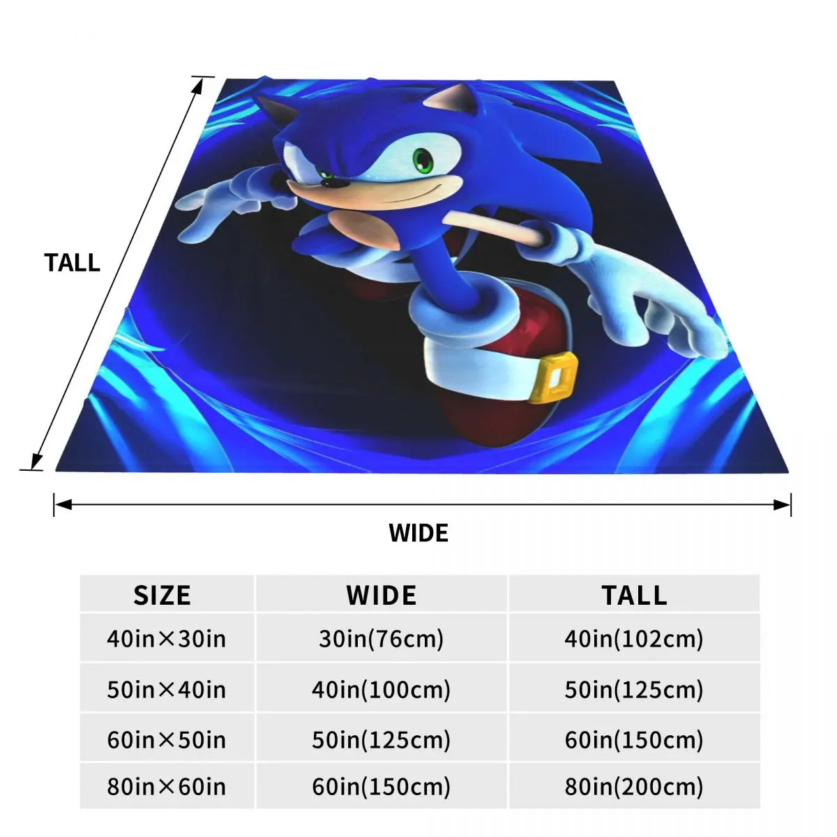 S-Sonic одеяло в стиле ретро с героями мультфильмов японское крутое Фланелевое