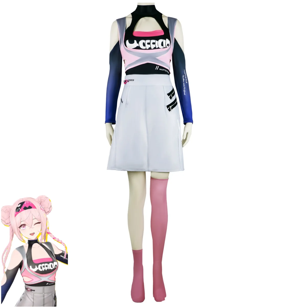 Костюм для косплея аниме Рыцари официальный Топ без бретелек пикантная