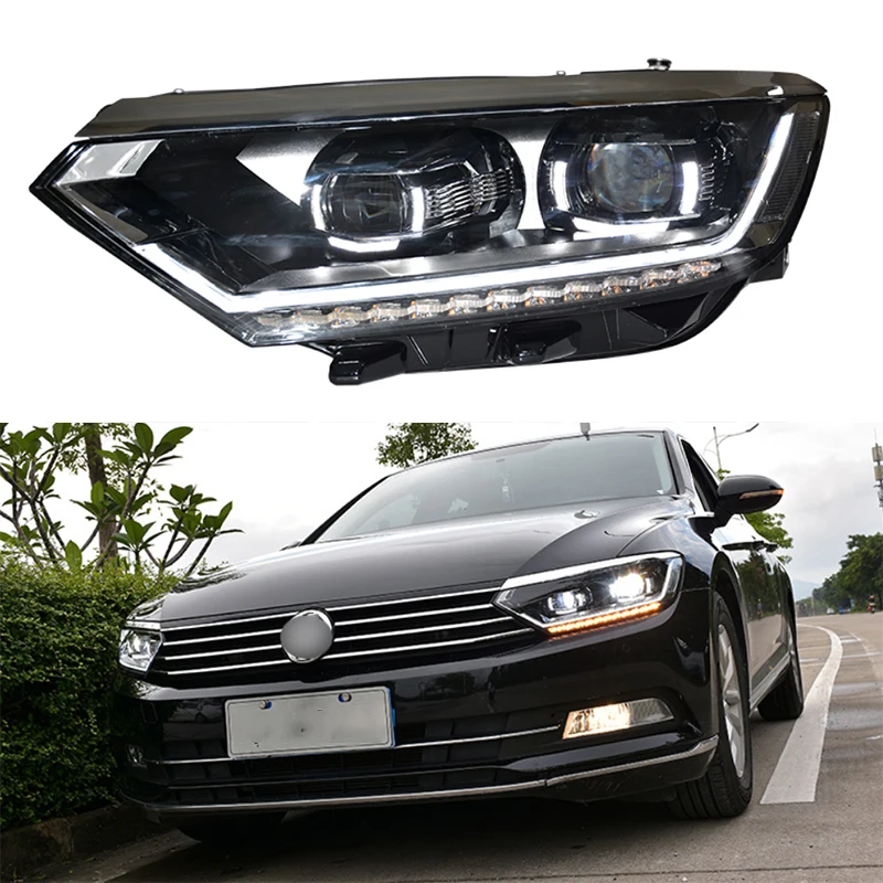 

Fit for Vw new Magotan B8 2017-2020 LED headlights modified with high-profile daytime running lights headlight assembly