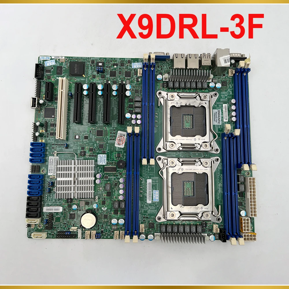 

ATX LGA 2011 Intel C606 DDR3 Xeon E5-2600 V2 PCI-E 3.0 For Supermicro Server Motherboard X9DRL-3F