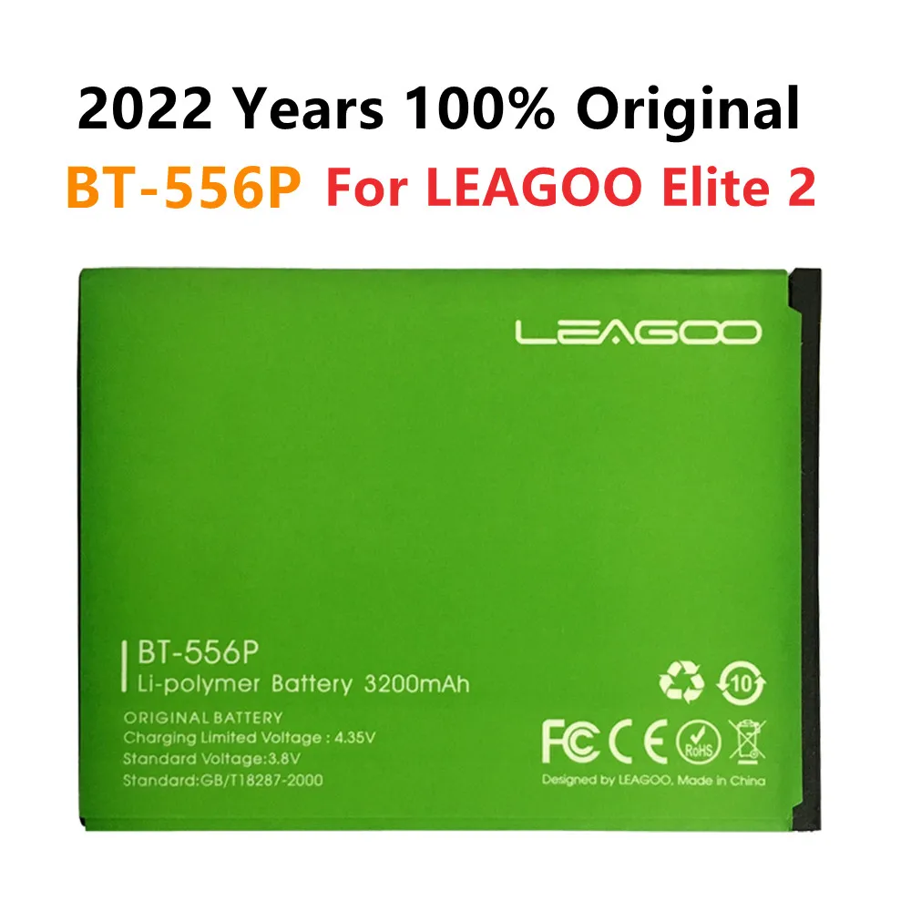 

Leagoo Elite2 Battery New High Quality Original 3200mAh BT-556P Backup Battery Replacement For Leagoo Elite 2 BT556P Smart Phone