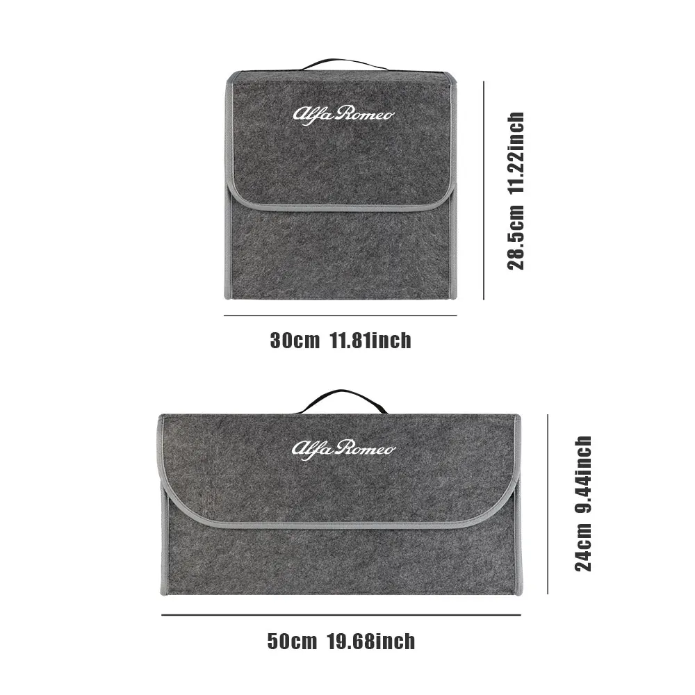 1 шт. нескользящая Мягкая войлочная коробка для хранения органайзер багажника