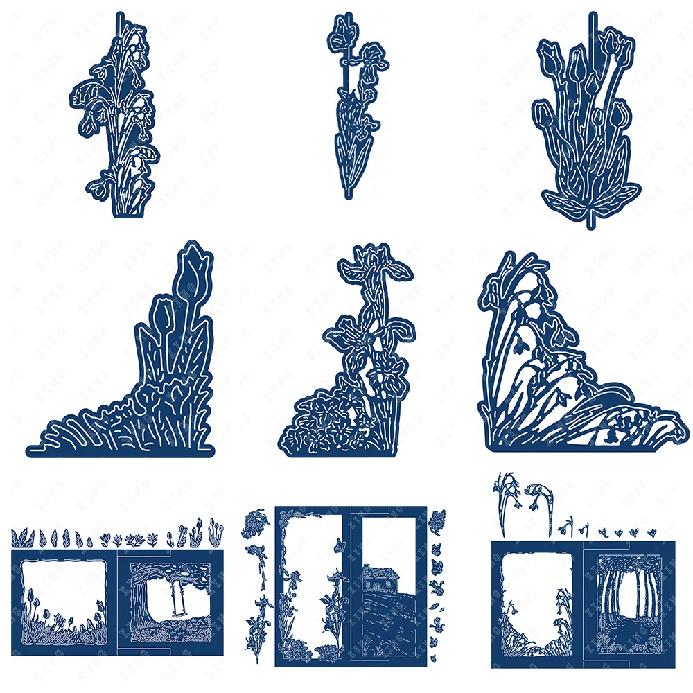 

New Arrival Spring Symphony Harmony Orchestra Metal Cutting Dies for Diy Scrapbooking Crafts Stencils Maker Photo Album Template