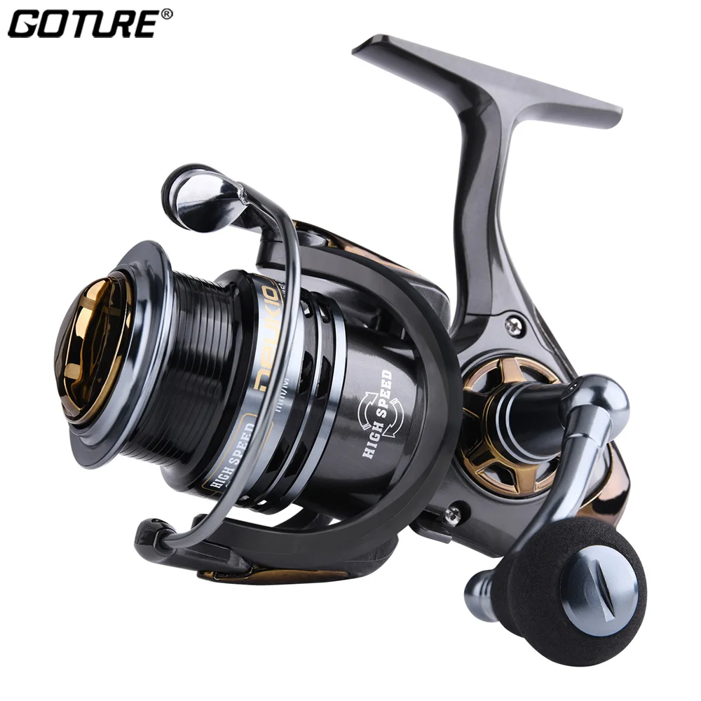 

Goture Fishing Reel All Metal Spool Spinning Reel 8kgs Max Drag 6BB Ultral Light High-speed Fishing Wheel for Carp Fishing Reels