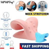 cervical vertebra massager pillow for neck traction stretcher health corrector relaxer change physiological curvature of spine