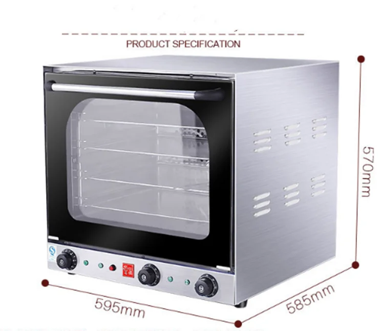 

Four-layer electric oven commercial electric oven with spray perspective hot air circulation