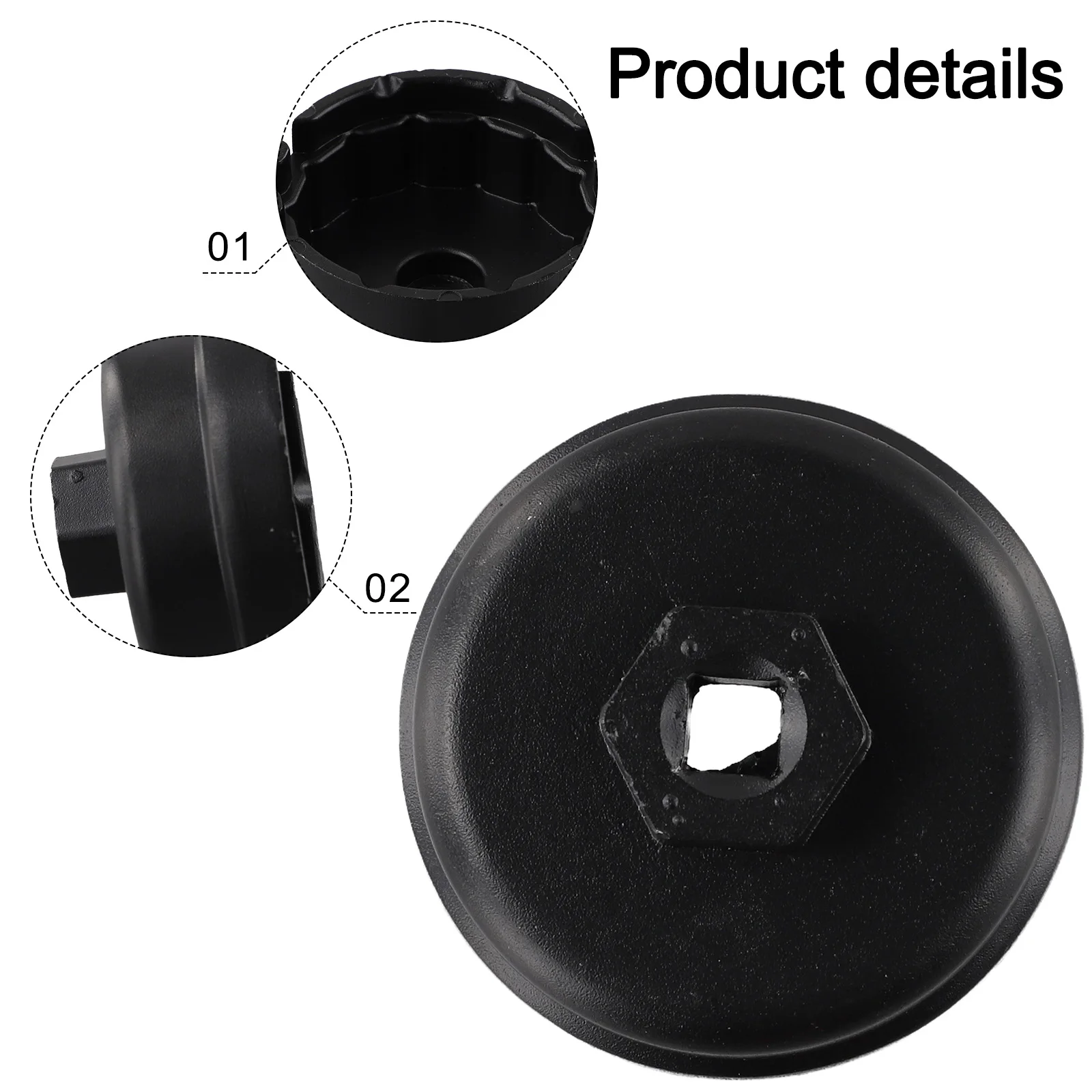 Ключ для масляного фильтра Обслуживание автомобиля Антикоррозийный Простой в