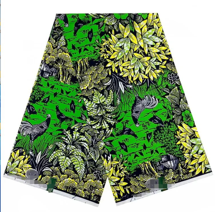 

2023 High Quality Guaranteed Veritable African Print Real Wax Fabric Ankara Style Design 100% Cotton Pagne For Sew Party Dress