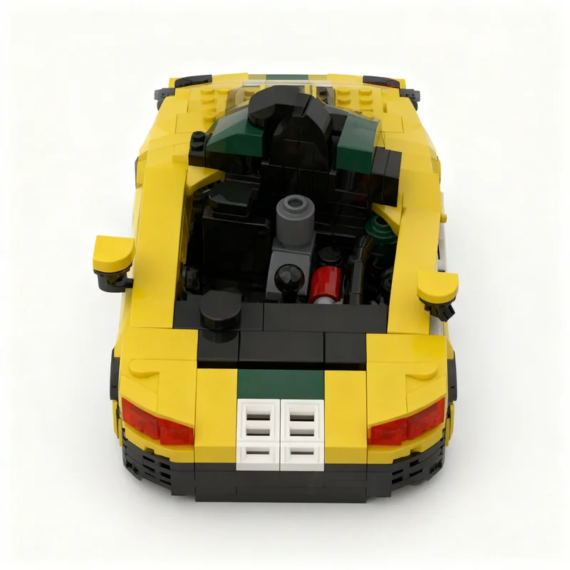 Фото 427 деталей MOC 03' Team Takata DOME Honda NSX JGTC GT500 City Champions Модель игрушек Конструктор Строительные блоки Подарок на Рождество DIY №3