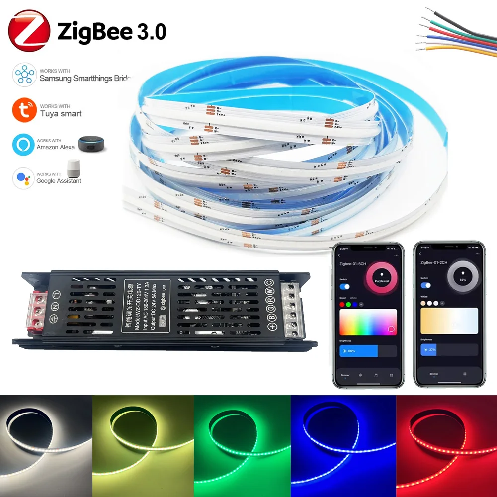 

YSRSAI Zigbee RGB CCT светодиодная лента 5M/10M